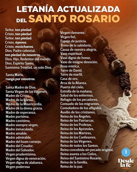 letanias del santo rosario pdf